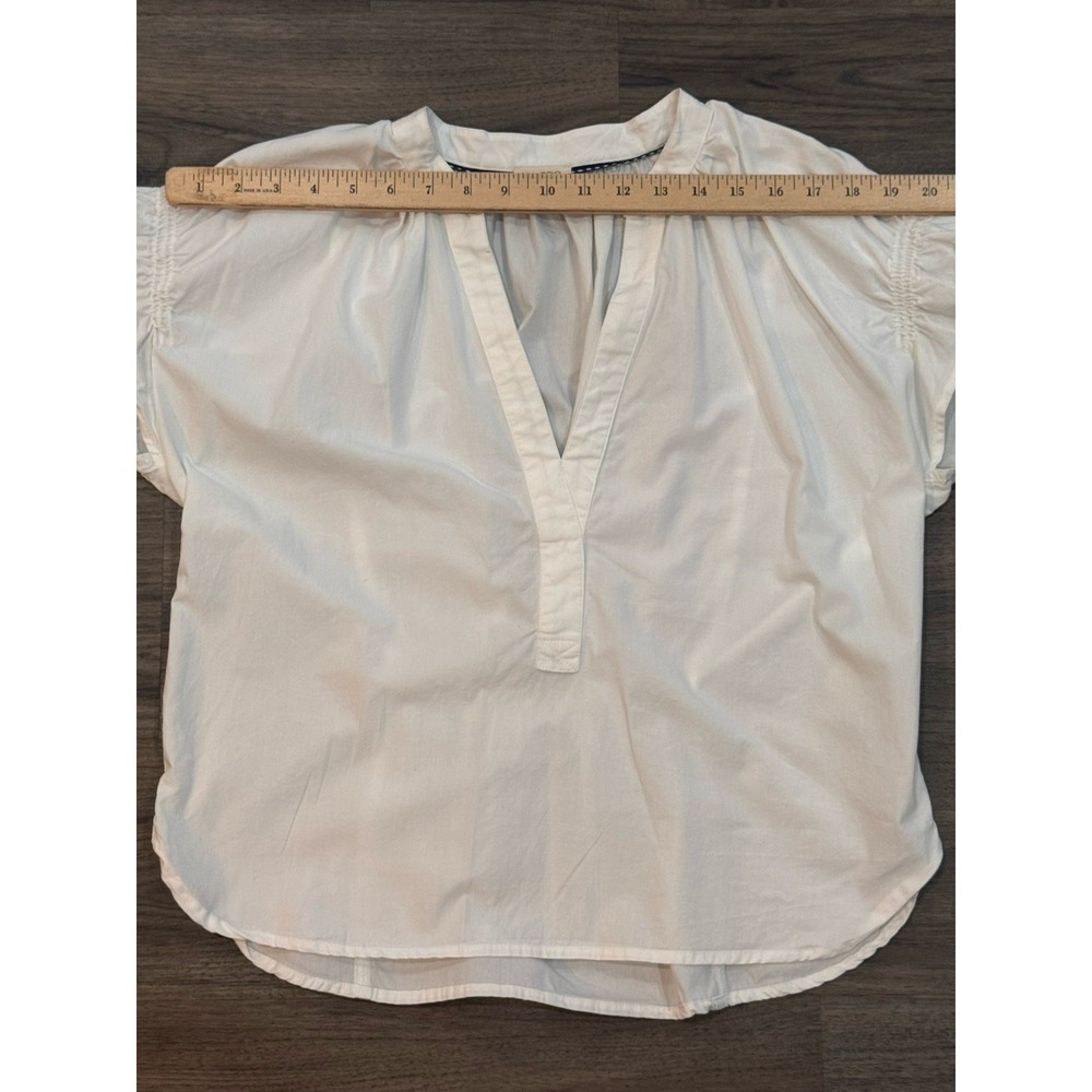 Anthropologie Pilcro Blouse M Tatum Cottagecore Romantic Puff Sleeve Peasant Top - Picture 8 of 12